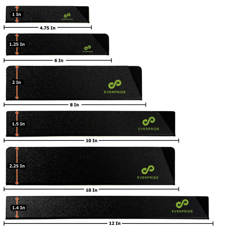 EVERPRIDE Chef Knife Sheath Set (6-Piece Set) Universal Blade Edge Cover Guards for Chefâ€™s and Kitchen Knives â€“ Durable, BPA-Free, Felt Lined, Sturdy ABS Plastic â€“ Knives Not Included - Image 4